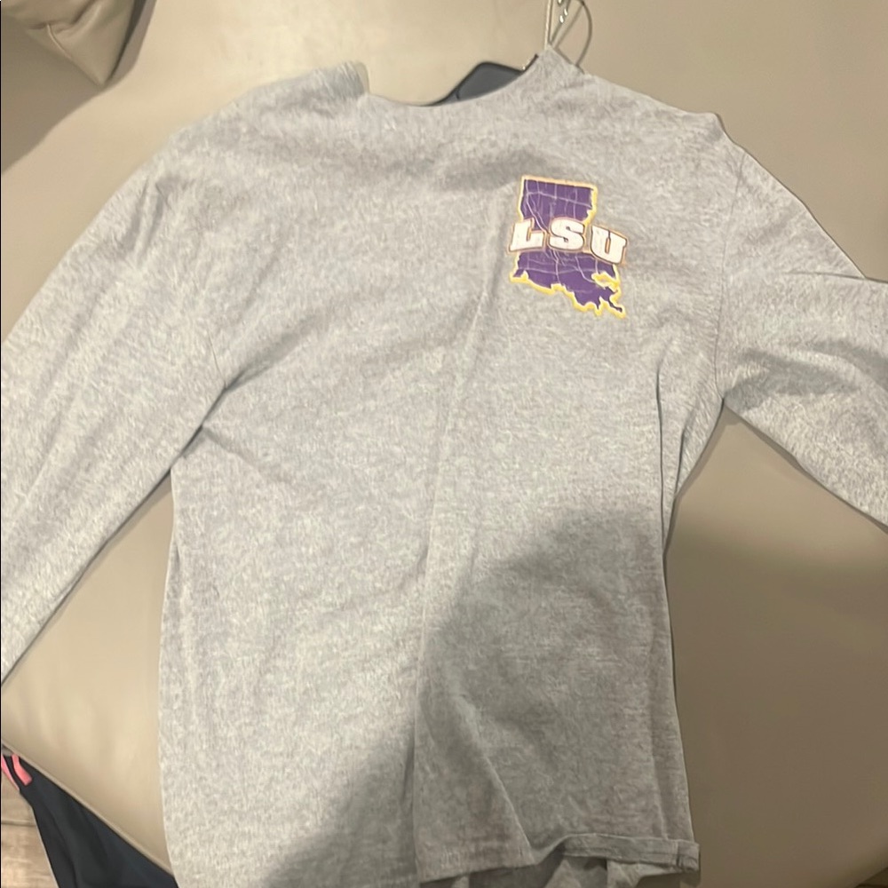 Kids Gray Long Sleeve Shirt